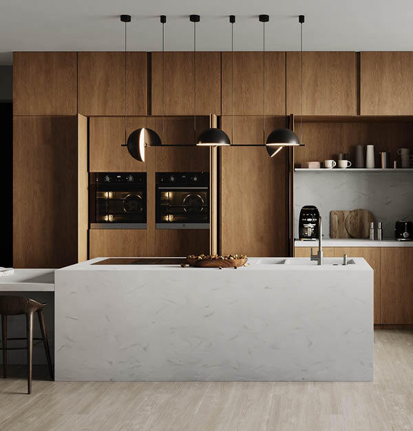 Solid surface kitchen